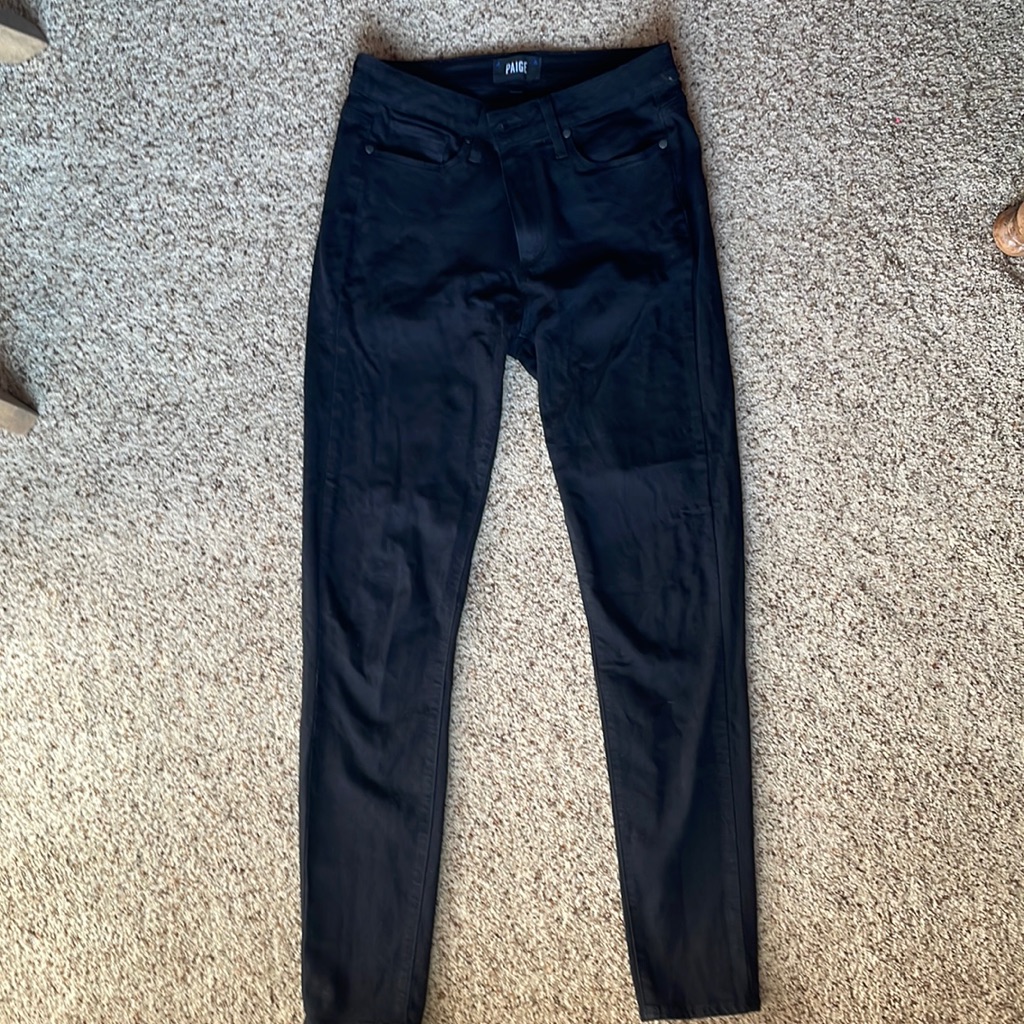 Barely Worn Paige Black Skinny Denim